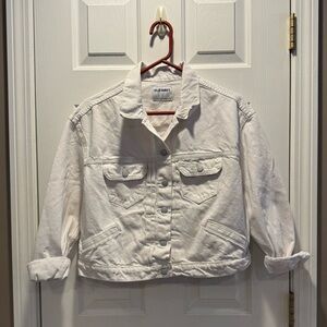 Old Navy White Denim Jacket